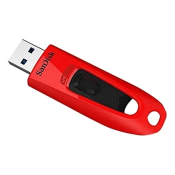 SanDisk 64GB Ultra USB 3.0 Flash Drive - Red