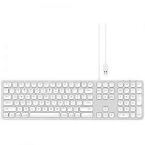 Satechi Wired Keyboard Aliminium QWERTY UK for Mac USB-A Silver