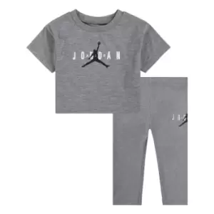 Air Jordan Girls Jordan Leggings Set - Grey