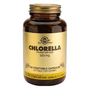 Solgar Chlorella 520 mg Vegetable Capsules 100 Vegicaps