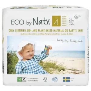 Eco by Naty Nappies Size 4 26
