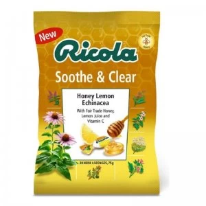 Ricola Soothe & Clear Honey Lemon & Echinacea 75g