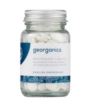 Georganics Mouthwash Tablets English Peppermint