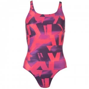 adidas Fit Print Swimsuit Ladies - Legend Purple
