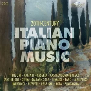 20th Century Italian Piano Music by Various Composers CD Album