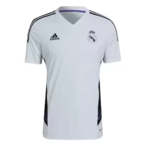adidas Real Madrid Condivo 22 Training Jersey Mens - White
