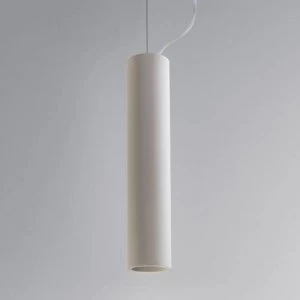 1 Light Slim Ceiling Pendant White 7.5cm, GU10