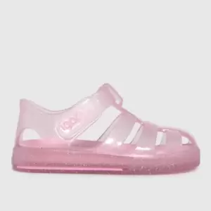 Igor Pale Pink Star Glitter Girls Toddler Sandals