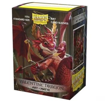 Dragon Shield Valentine Dragon Matte ART Card Sleeves - 100 Sleeves
