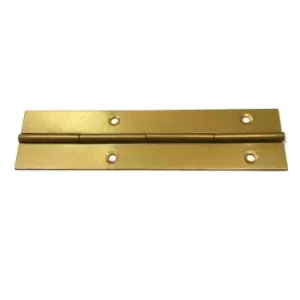 Airtic Metal Piano Hinge Gold Colour 30 x 120mm - Colour Gold, Pack of 1
