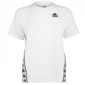 Kappa Like No Other Balta T Shirt Womens - White/Black