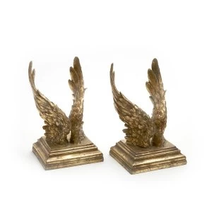 Gold Wing Book Ends By Heaven Sends