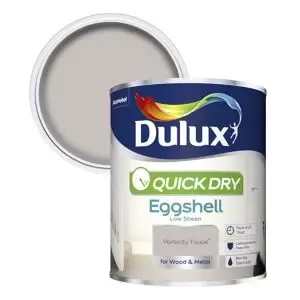 Dulux Quick Dry Perfectly Taupe Eggshell Low Sheen Paint 750ml