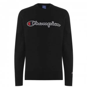 Champion Chest Logo Sweatshirt - Black KK001
