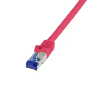LogiLink C6A104S networking cable Red 15 m Cat6a S/FTP (S-STP)