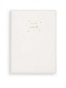 Katie Loxton A4 Baby Keepsake Pu Book My First Moments White 29.7 X 21Cm
