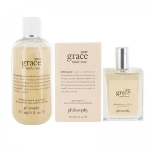 Philosophy Pure Grace Nude Rose Eau de Toilette, Bath + Shower Gel