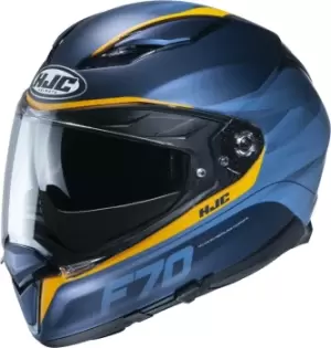 HJC F70 Feron Helmet, blue-orange, Size S, blue-orange, Size S