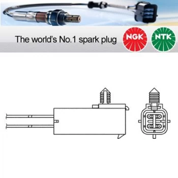 1x NGK NTK Oxygen O2 Lambda Sensor OZA28-C3 OZA28C3 (6380)