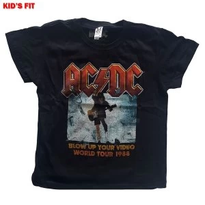 AC/DC - Blow Up Your Video Kids 11 - 12 Years T-Shirt - Black