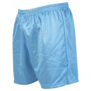 Precision Micro-stripe Football Shorts 34-36" Sky Blue