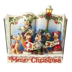 Merry Christmas Mickey Mouse Carol Storybook Figure