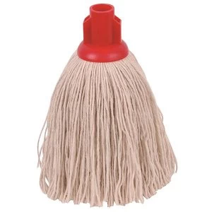 Robert Scott and Sons 12oz Twine Yarn Socket Mop Head for Rough Surfaces Red Pack 10