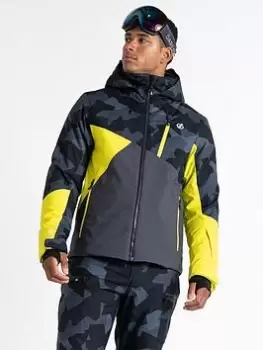 Dare 2b Baseplate Ski Jacket - Neon, Yellow, Size S, Men