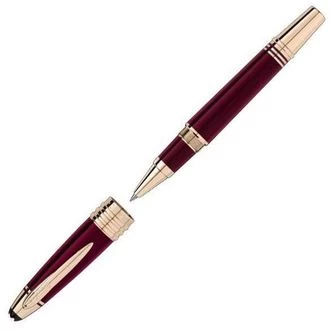 Mont Blanc - John F. Kennedy Special Edition Burgundy Rollerball - Rollerball Pens - Red