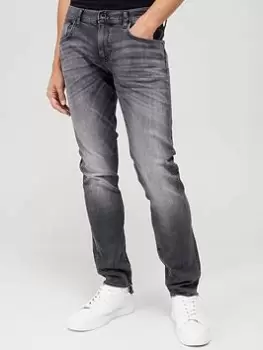 Armani Exchange J13 Slim Fit Jeans - Washed Grey, Size 38, Length Regular, Men