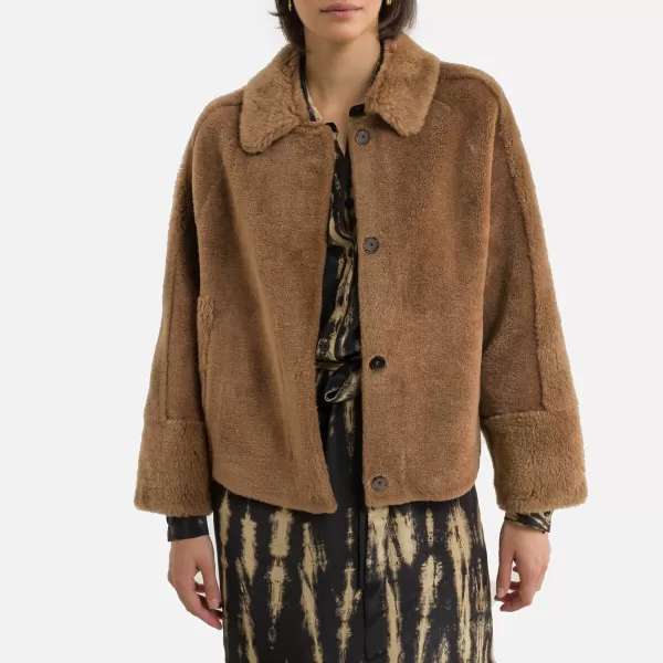 Oakwood HELEN womens Jacket in Brown. Sizes available:S,XS