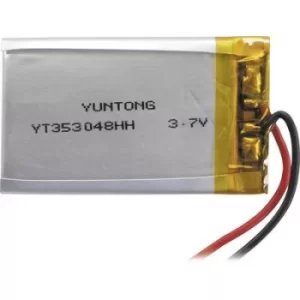 Micro LiPo battery Sol Expert L350 3.7 V (max) 350 mAh (L x W x H) 48 x 35 x 3 mm