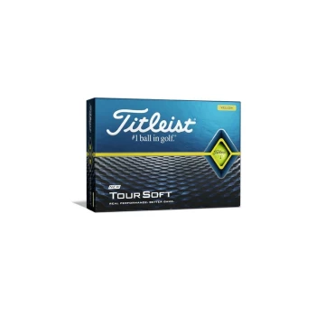 Titleist Tour Soft Yellow Golf Balls - Doz