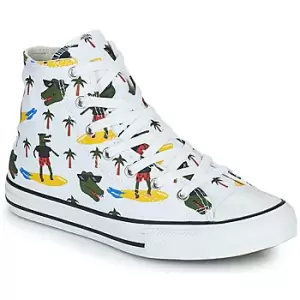 Converse CHUCK TAYLOR ALL STAR CROCO SURF HI boys's Childrens Shoes (High-top Trainers) in White,5,10 kid,11.5 kid,12 kid,2.5