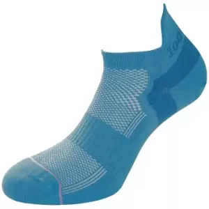 1000 Mile Womens/Ladies Ultimate Liner Socks (S) (Teal)