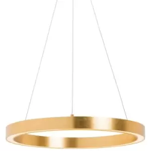 Zumaline Carlo Integrated LED Pendant Ceiling Light, Gold, 4000K, 2500lm