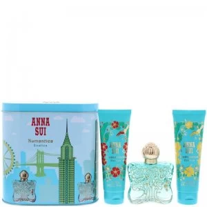 Anna Sui Romantica Exotica Gift Set 50ml Eau de Toilette + 100ml Body Lotion + 100ml Shower Gel + Music Box