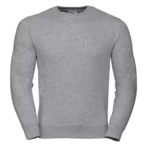 Russell Mens Authentic Sweatshirt (Slimmer Cut) (S) (Light Oxford)