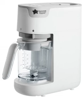 Tommee Tippee Quick-Cook Baby Food Steamer Blender - White