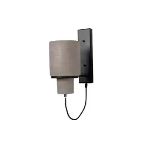Alimos Sconce Wall Lamp 1 Light Concrete