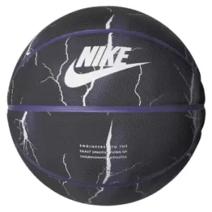 Nike Basketball 8P Backyard, 051 Off Noir/Action Grape/White/White, Unisex, Balls & Gear, 9017-40_051