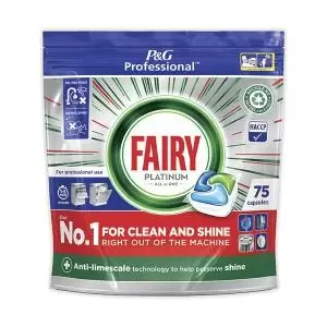 Fairy Professional Platinum Dishwasher Capsules Regular Pack of 75
