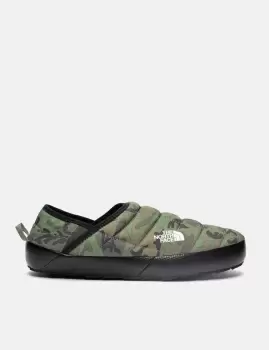North Face ThermoBall Mule V Slipper (Camo Print) - Thyme Green