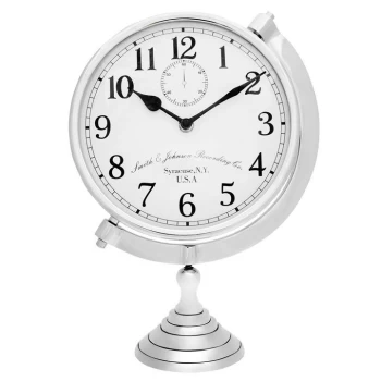 Hotel Collection Hanging Clock - Silver