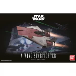 A-Wing Starfighter (Star Wars) 1:72 Bandai Revell Model Kit