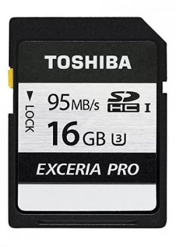 Toshiba Exceria Pro N401 16GB SD Memory Card 95 MB/s 4K - THN-N401S0160E4