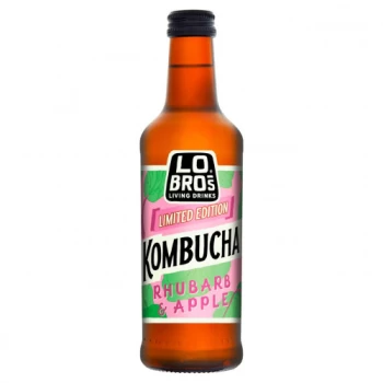 Lo Bros Organic Kombucha Rhubarb & Apple - 330ml