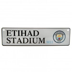 Manchester City FC Stadium Window Sign