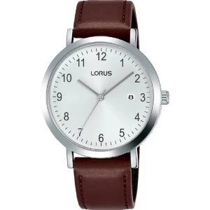 Lorus RH937JX9 Mens Dress Watch with Sunray White Dial & Clear Arabic Numerals
