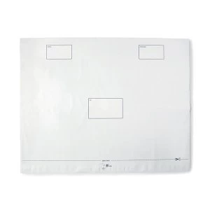 5 Star Elite Envelopes Extra Strong Waterproof Polythene Peel and Seal Opaque 600x430mm Pack 100
